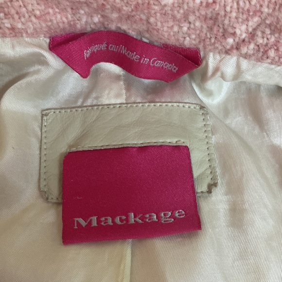 Mackage Pink Tweed Leather Jacket - Picture 13 of 13